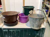 PAILS,PLANT POTS