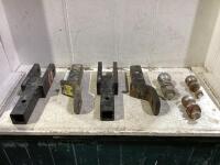 SHOP BOX OF HITCHES & BALL HITCHES