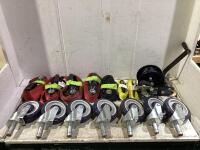 SHOP BOX W/ RHINO WINCH HAND, SWIVEL CASTOR WHEELS & STRAPS