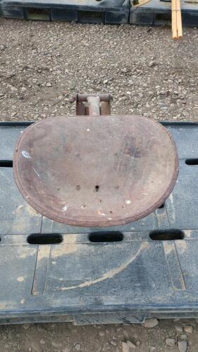 Solid Steel Tractor Seat