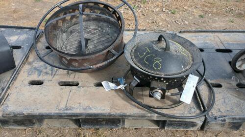 Two Portable Fire Pits