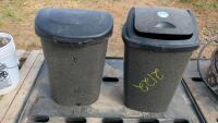 2 Large Bins With Lids