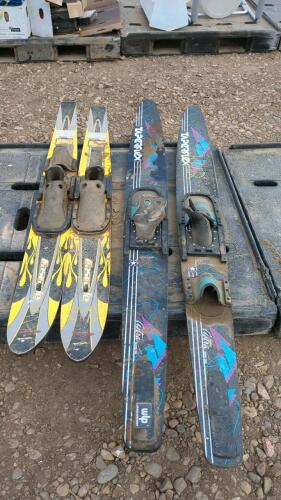 Two Pairs of Adult Waterskis