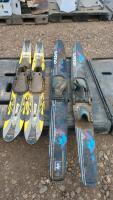 Two Pairs of Adult Waterskis