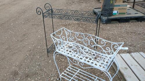 Two Steel Plant Stands