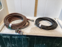 TWO AIR HOSES/PROPANE HOSE