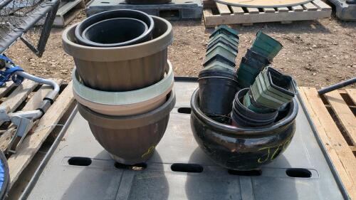 Large Assortment of Plant Pots