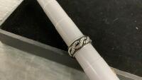 MONTANA SILVERSMITH SIZE 8 RING -TWISTED ROPE