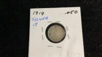 CANADA 1919 SILVER DIME