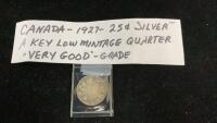 CANADA 1927 SILVER QUARTER