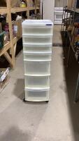 7-DRAWER ROLLING STORAGE UNIT