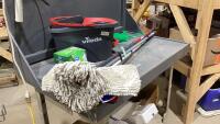 CLEANING BUNDLE - VILEDA MOP + SPIN BUCKET, DUSTER, BROOM + DUSTPAN