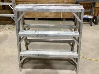 3-STEP ALUMINUM LADDER