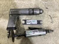 SNAP ON AIR DRILL/BLUE POINT AIR GRINDER