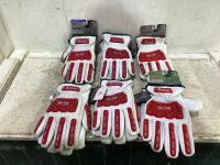 (6) PAIRS OF MIXED SIZED GLOVES - VAN-GOAT WATSON IMPACT PROTECTION