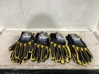 (4) PAIRS OF WATSON DRILL SERGANT #578 GLOVES - XXL