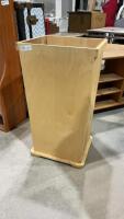 OPEN TOP WOODEN BOX/PLANTER