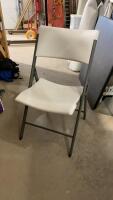 LIFETIME PLASTIC FOLDING CHAIR