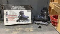 SHER-WOOD IN-LINE SKATES - SIZE 12