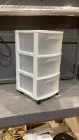 STERILITE 3-DRAWER ROLLING ORGANIZER
