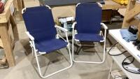 (2) FOLDING LAWN CHAIRS