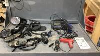 (2)BOXES - HOOMER SMALL VAC, VISION-AIRE 12V DEFROSTER, STRAP ON VEHICLE MIRRORS