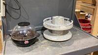 (2) ITEMS - LAZY SUSAN + WEST BEND POPCORN POPPER