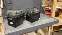 (2)VENTED BATTERY BOXES WITH CARRY STRAP