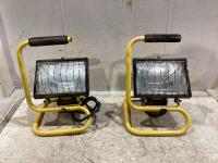 (2) CORDED WORKLIGHTS