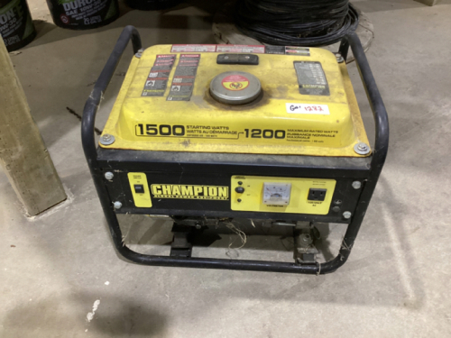 CHAMPION GENERATOR. 1200 W