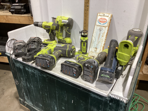 RYOBI TOOLS. 18 VOLT