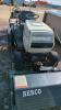 White Yard Tractor with Berco Sweeper