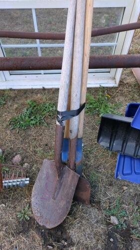 Post Auger, Spade, and Scraper