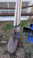 Post Auger, Spade, and Scraper