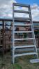Wide 8 foot step ladder