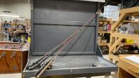 BUNDLE OF (4) FISHING RODS W/ REELS - ONLY (3) REELS