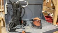 STIHL BACKPACK EQUIPMENT HOLDER + ECHO HARD HAT