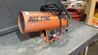 ALL-PRO 40,000 BTU PROPANE HEATER W/ ELECTRIC FAN