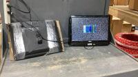 (3) TOSHIBA 19&rdquo; TV/MONITORS W/REMOTES - NO STANDS