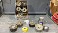 BOX W/ASSORTED TAPE