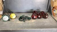HEAT LAMP BULBS, 2 SPOTLIGHTS, 4 CORDS