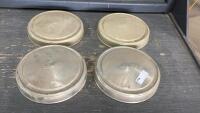 (4) FORD HUB CAPS