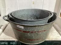 (2) TUBS - 18", 23"