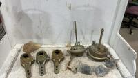 (2) BRUNNER, (1) EUCLID T200&rsquo;S CAM LEVERS + SMALL BRAKES POTS