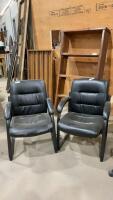 PAIR OF OFFICE CHAIRS