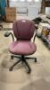 LIGHT PURPLE ROLLING OFFICE CHAIR