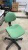 GREEN ROLLING OFFICE CHAIR - 2
