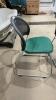 (2) STACKING CHAIRS W/ MESH BACK - 3