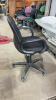 ROLLING BLACK OFFICE CHAIR - 2