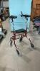 &ldquo;HUMAN CARE&rdquo; WALKER W/ ARM REST & SEAT